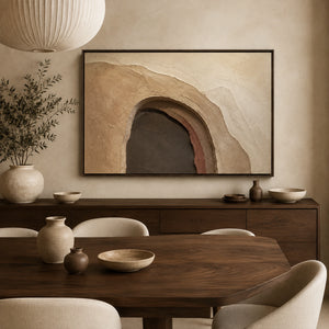 Cavern Arch | Earth‑Tone 3D Textured Piece