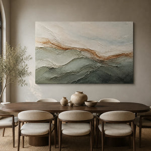 Strata Echo | Neutral Toned Textured Wall Art