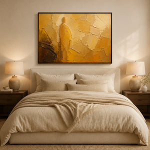 Solitary Stance | Warm Earth‑Toned Sculptural Piece