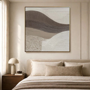 3D Textured Art | Desert Wave Lines