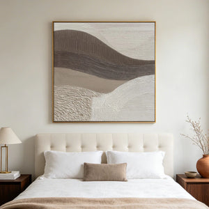 3D Textured Art | Desert Wave Lines