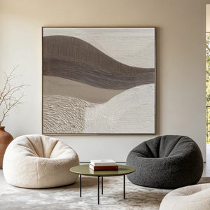 3D Textured Art | Desert Wave Lines
