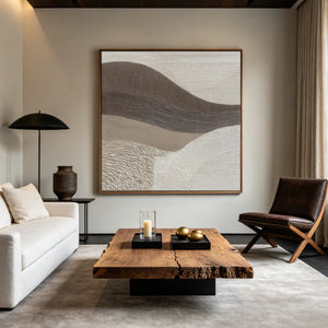 3D Textured Art | Desert Wave Lines
