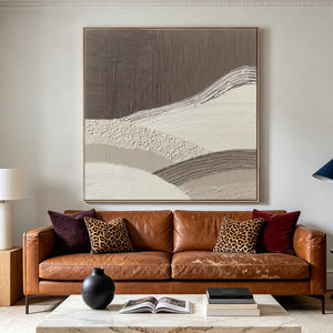 3D Textured Art | Soft Ridge Flow