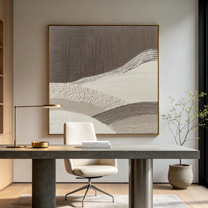 3D Textured Art | Soft Ridge Flow