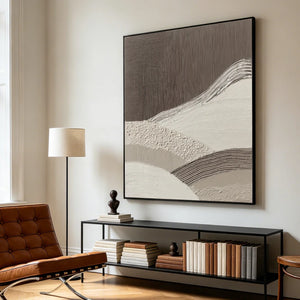 3D Textured Art | Soft Ridge Flow