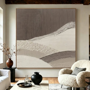 3D Textured Art | Soft Ridge Flow