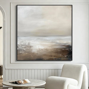 Coastal Abstract Art | Quiet Horizon