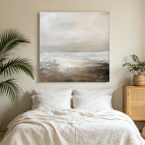 Coastal Abstract Art | Quiet Horizon