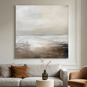 Coastal Abstract Art | Quiet Horizon