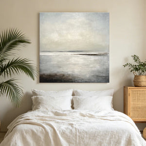 Coastal Oil Painting | Pale Tide