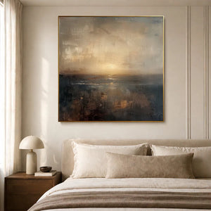 Abstract Landscape Art | Amber Dusk