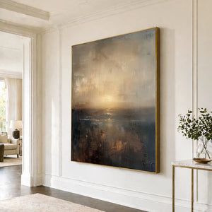 Abstract Landscape Art | Amber Dusk