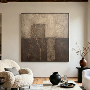 Wabi Sabi Abstract Art | Earth Geometry