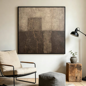 Wabi Sabi Abstract Art | Earth Geometry