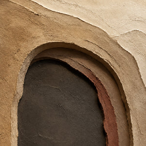 Cavern Arch | Earth‑Tone 3D Textured Piece