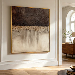 Textured Abstract Art | Earthen Divide