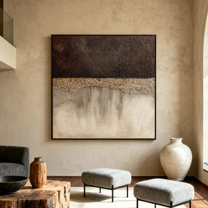Textured Abstract Art | Earthen Divide
