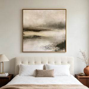 Abstract Landscape Art | Misty Shore