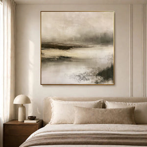 Abstract Landscape Art | Misty Shore