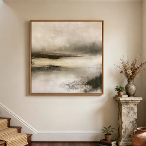 Abstract Landscape Art | Misty Shore