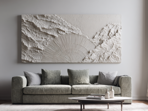 Textured Relief | Fan Form & Mountain Ridges