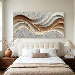 Layered Surge | Earthy Textured Abstract