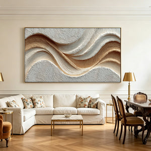 Layered Surge | Earthy Textured Abstract