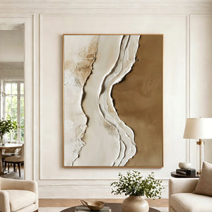 3D Textured Abstract Art | Clay Undulations