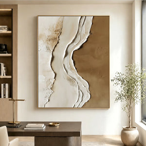 3D Textured Abstract Art | Clay Undulations