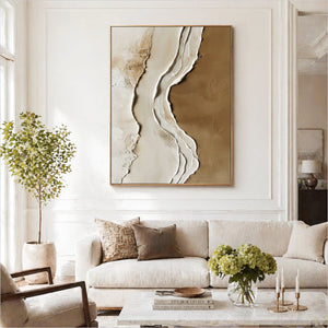 3D Textured Abstract Art | Clay Undulations