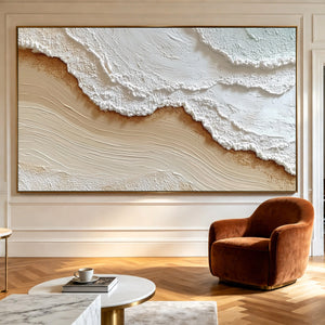 Tide Mark | Coastal Textured Abstract Art