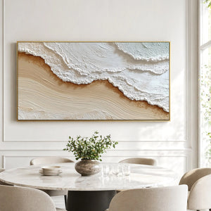 Tide Mark | Coastal Textured Abstract Art