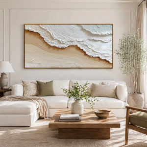 Tide Mark | Coastal Textured Abstract Art