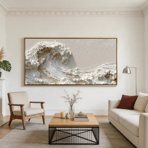 Surge | Dimensional Impasto Wave Art