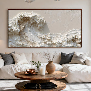 Surge | Dimensional Impasto Wave Art
