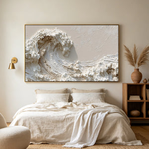 Surge | Dimensional Impasto Wave Art