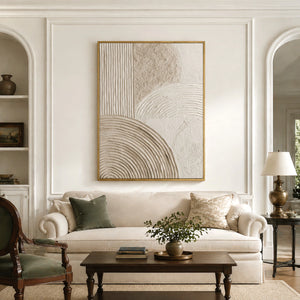 3D Textured Abstract Art | Linear Curves