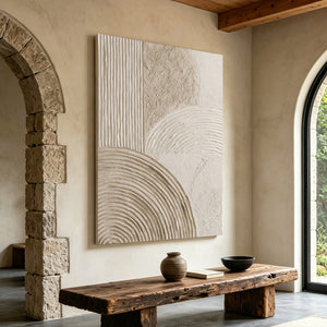 3D Textured Abstract Art | Linear Curves