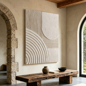 3D Textured Abstract Art | Linear Curves