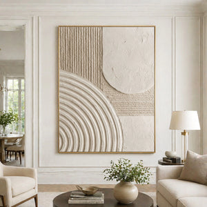 3D Textured Abstract Art | Linear Curves