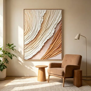 3D Impasto Layer Texture | Terrestrial Ripple Tides