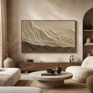 Linear Texture | Rippling Mountain Ridges