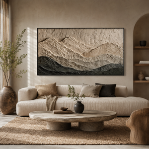 Neutral Earth Tones | Distant Mountain Range