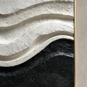 Midnight Drift | 3D Textured Wall Art
