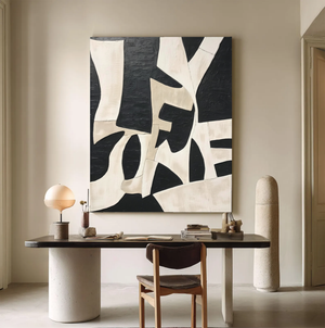 Modern Abstract Art | Black & White