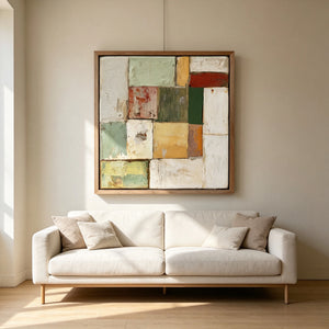 Drifting Sand Tides | Impasto Neutral Texture