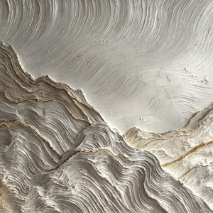 Thick Impasto | Gilded Mountain Ridges