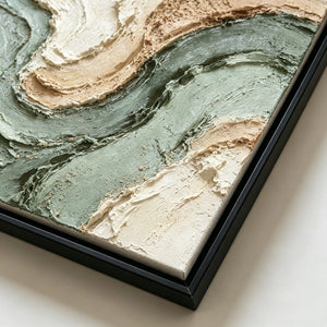 Curved Layers | 3D Textured Wall Art