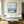 Misty Blue Horizon | Abstract Coastal Wall Art